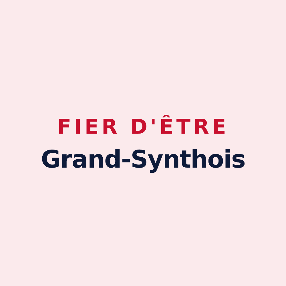 Magnet « Fier d'être Grand-Synthois » — design pour Grande-Synthe