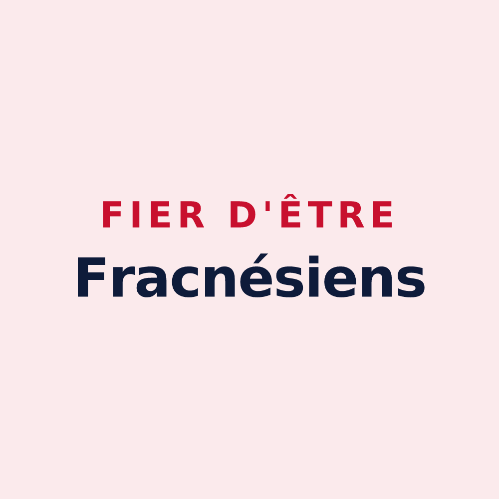 Magnet « Fier d'être Fracnésiens » — design pour Grandfresnoy