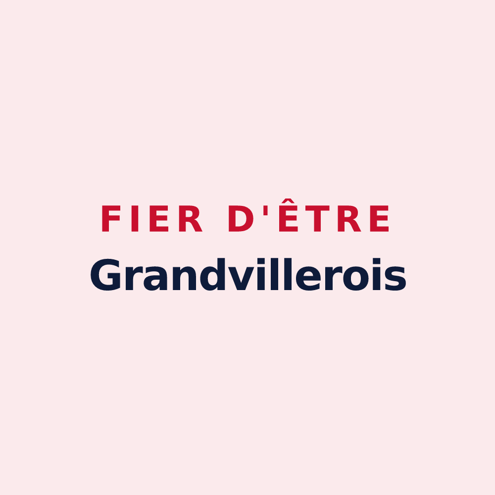 Magnet « Fier d'être Grandvillerois » — design pour Grandvillers
