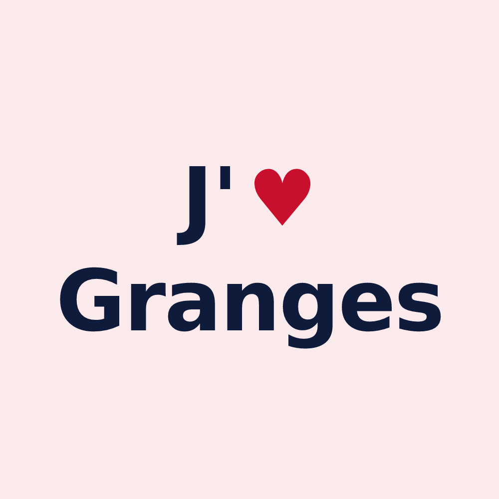 Magnet personnalisé Granges — design J'aime Granges