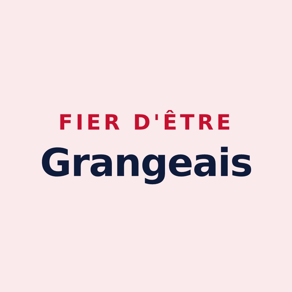 Magnet « Fier d'être Grangeais » — design pour Granges