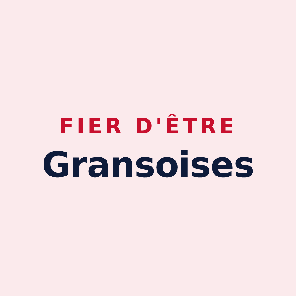 Magnet « Fier d'être Gransoises » — design pour Grans