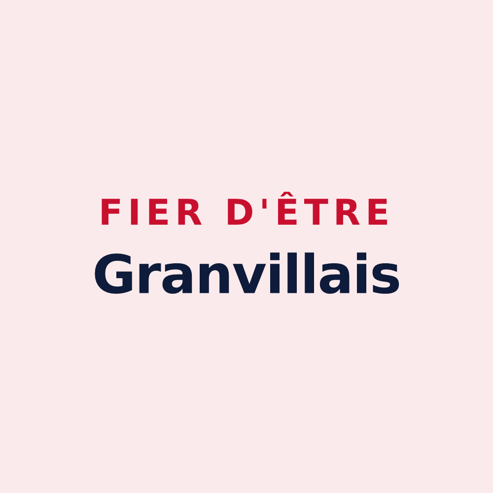 Magnet « Fier d'être Granvillais » — design pour Granville
