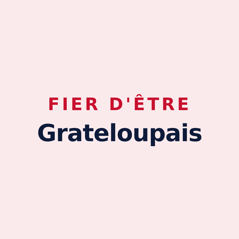 Magnet « Fier d'être Grateloupais » — design pour Grateloup-Saint-Gayrand