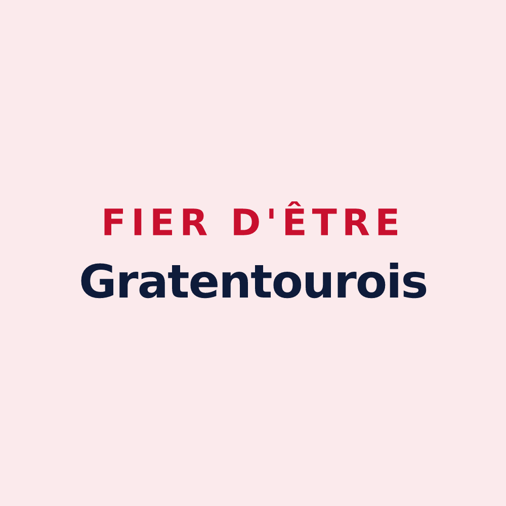 Magnet « Fier d'être Gratentourois » — design pour Gratentour