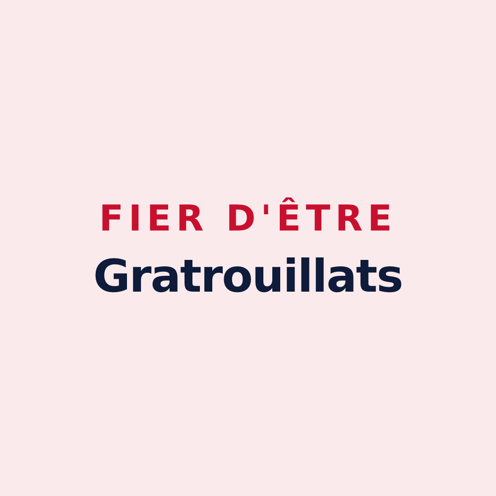 Magnet « Fier d'être Gratrouillats » — design pour Gratreuil
