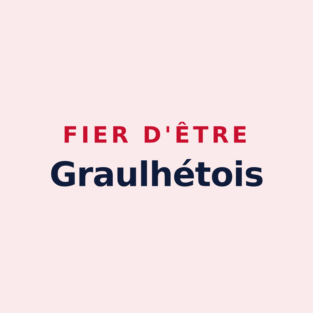 Magnet « Fier d'être Graulhétois » — design pour Graulhet