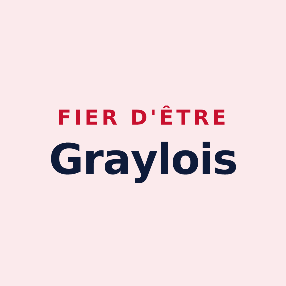 Magnet « Fier d'être Graylois » — design pour Gray