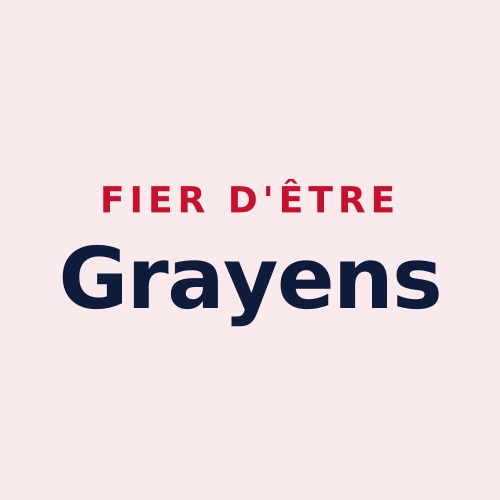 Magnet « Fier d'être Grayens » — design pour Graye-sur-Mer