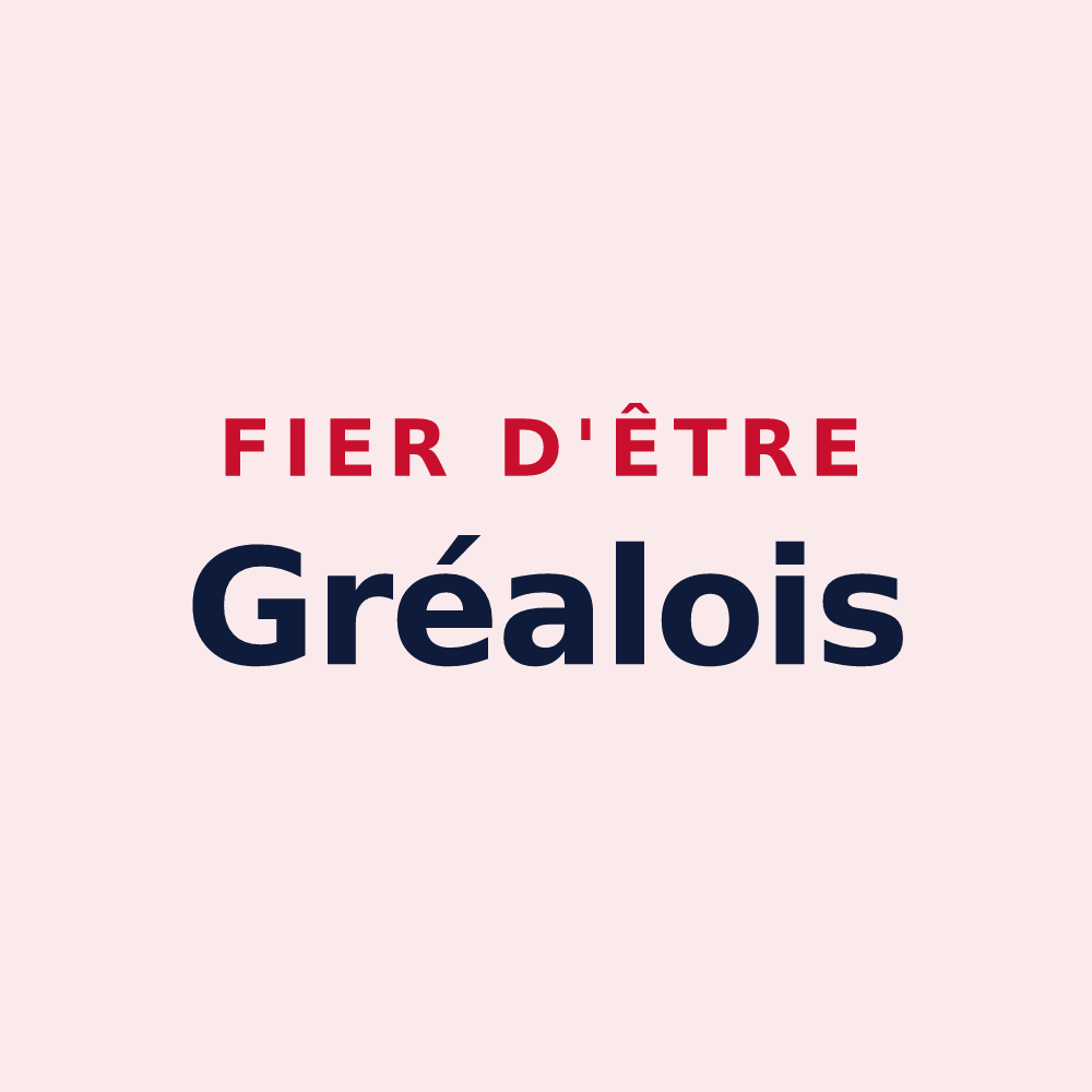 Magnet « Fier d'être Gréalois » — design pour Gréalou