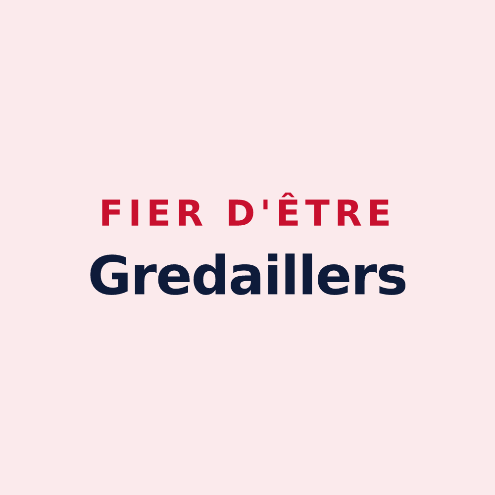 Magnet « Fier d'être Gredaillers » — design pour Gredisans