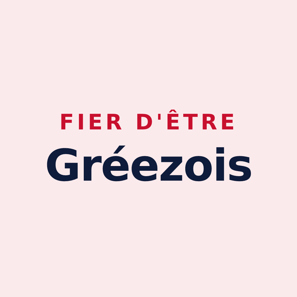 Magnet « Fier d'être Gréezois » — design pour Gréez-sur-Roc