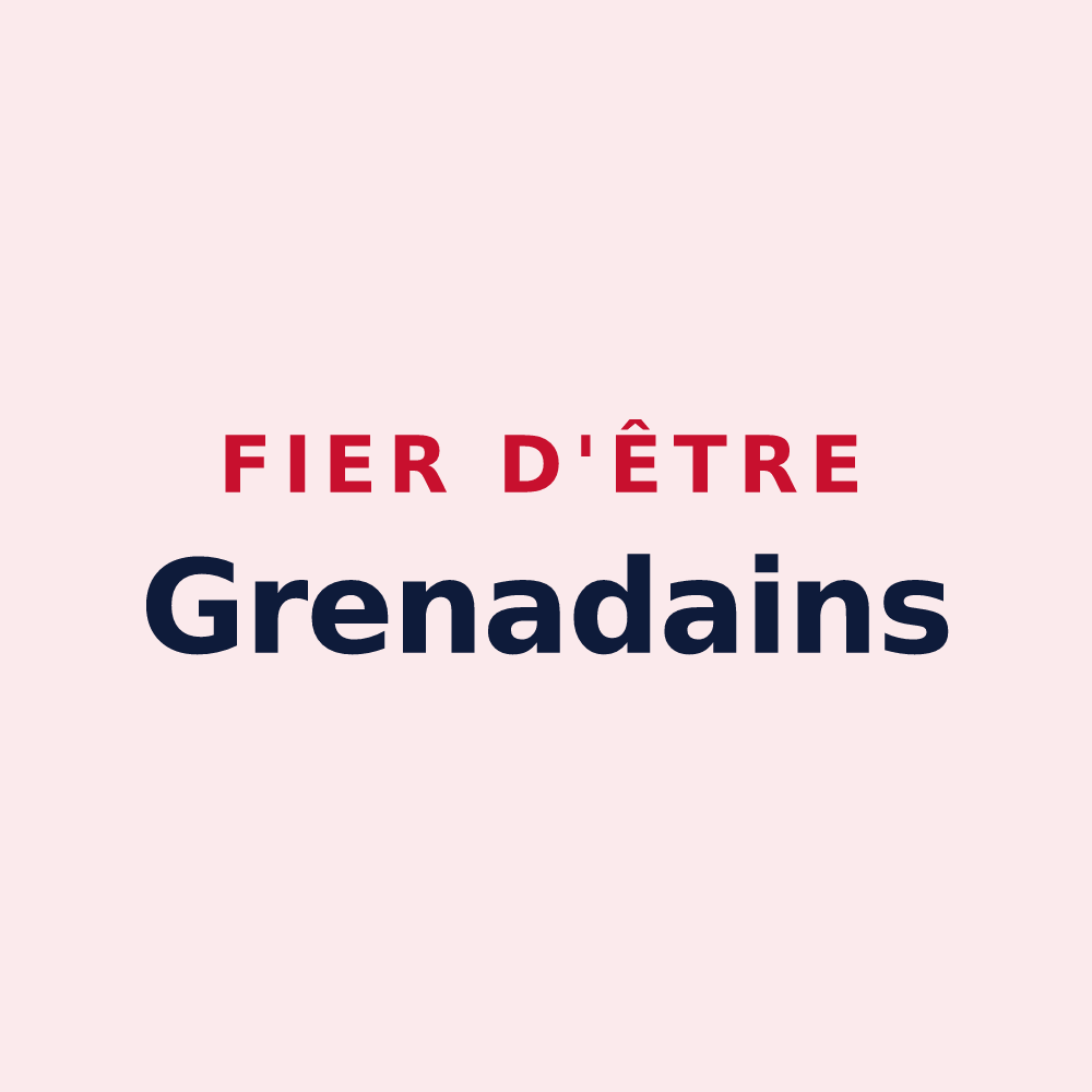 Magnet « Fier d'être Grenadains » — design pour Grenade