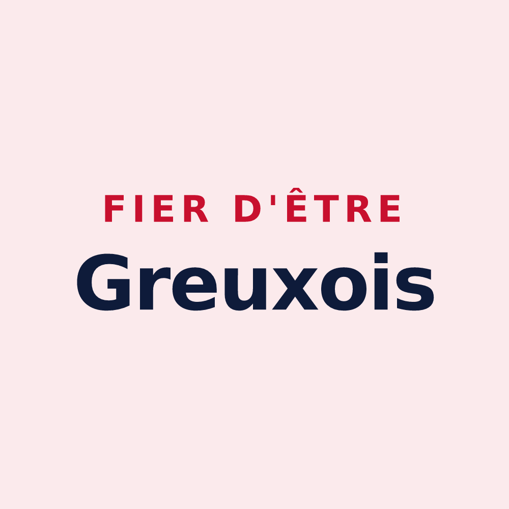 Magnet « Fier d'être Greuxois » — design pour Greux