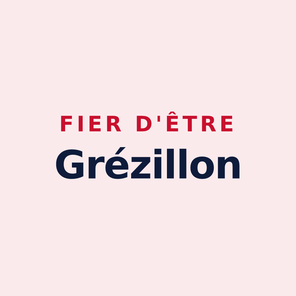 Magnet « Fier d'être Grézillon » — design pour Grez-en-Bouère