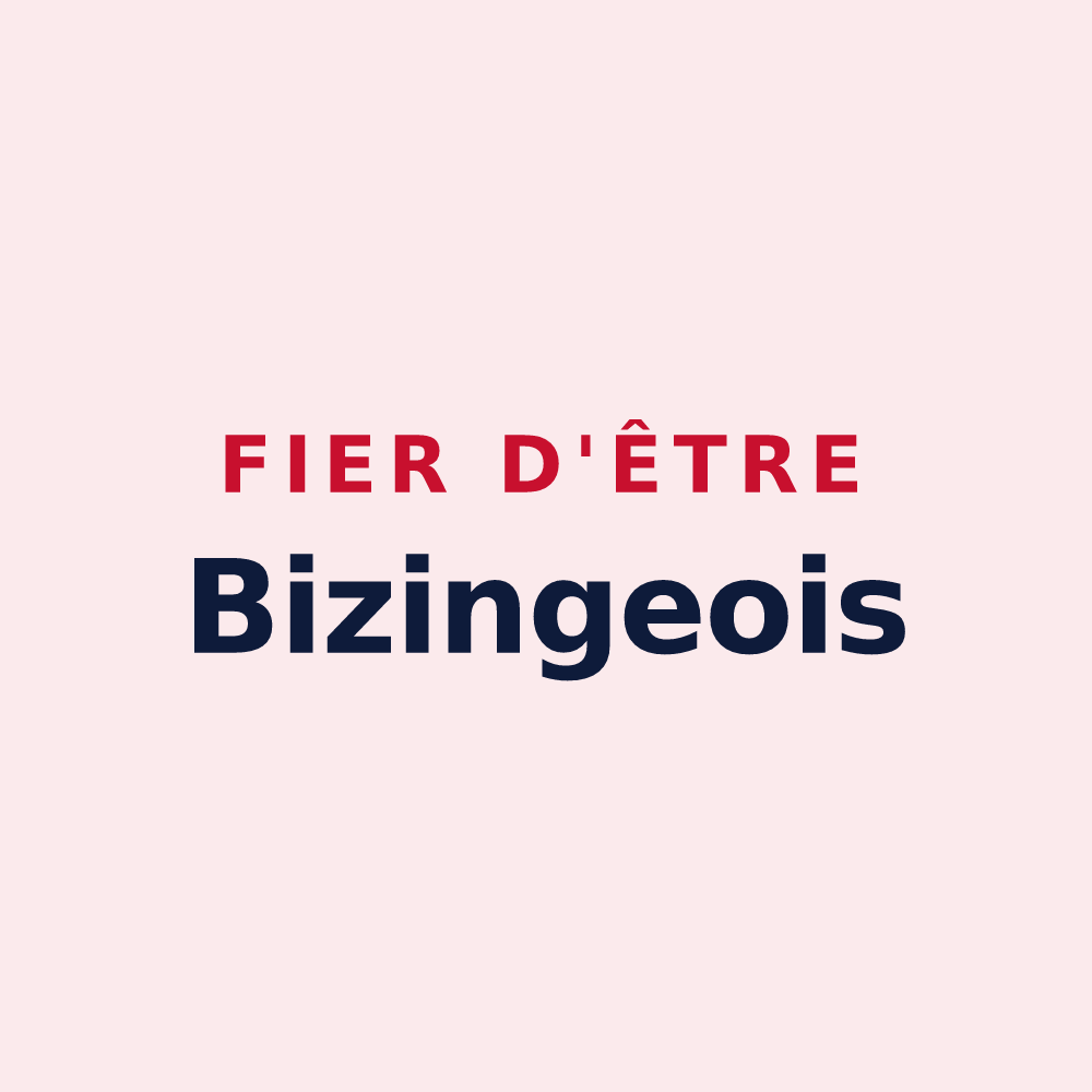 Magnet « Fier d'être Bizingeois » — design pour Grindorff-Bizing