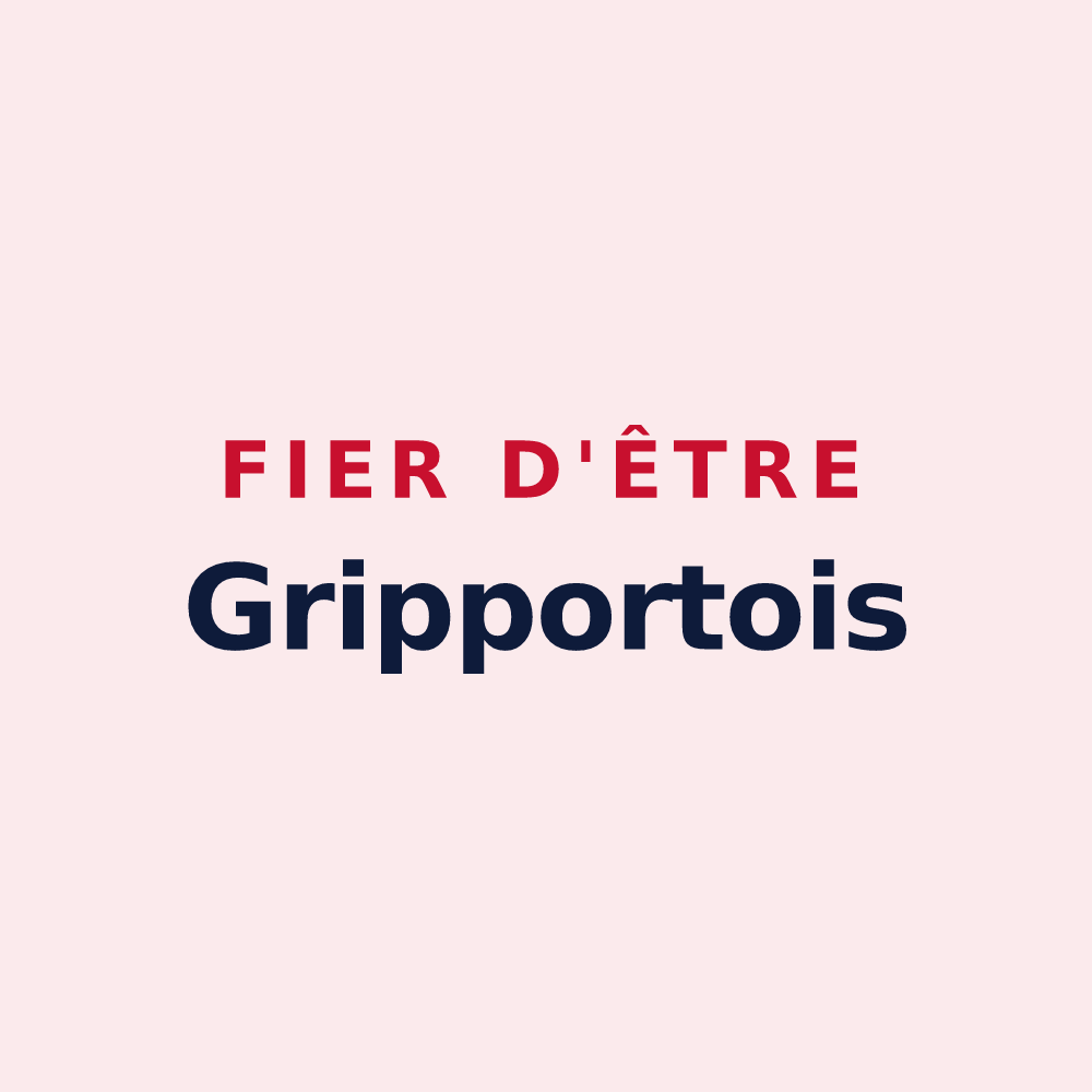 Magnet « Fier d'être Gripportois » — design pour Gripport