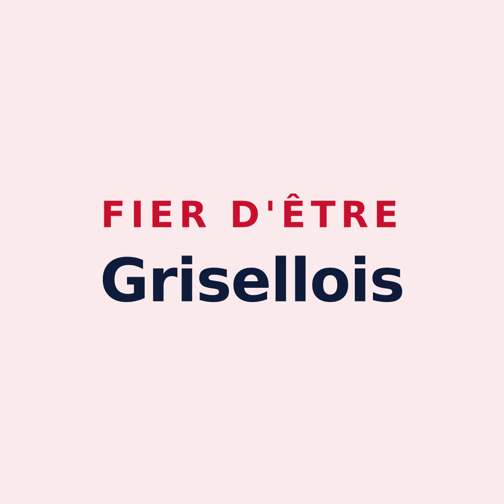 Magnet « Fier d'être Grisellois » — design pour Griselles