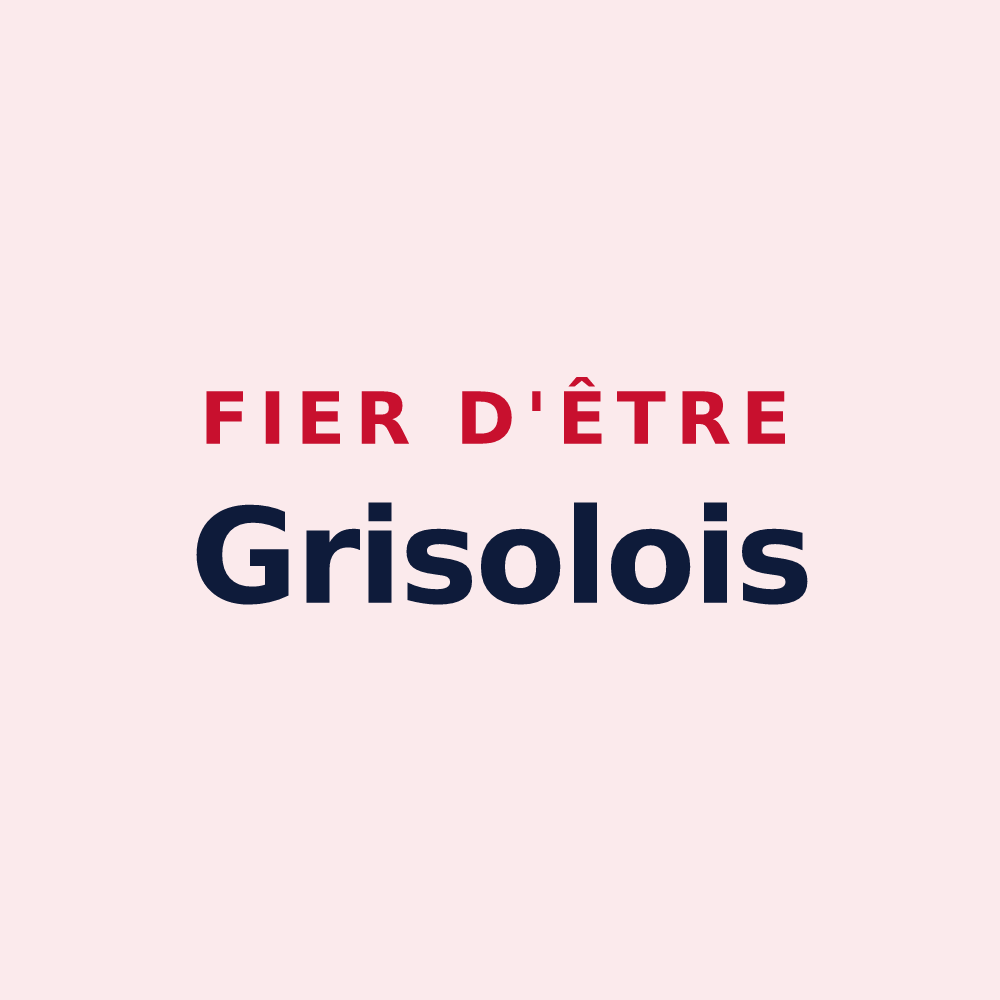 Magnet « Fier d'être Grisolois » — design pour Grisolles