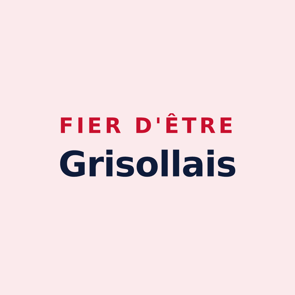 Magnet « Fier d'être Grisollais » — design pour Grisolles