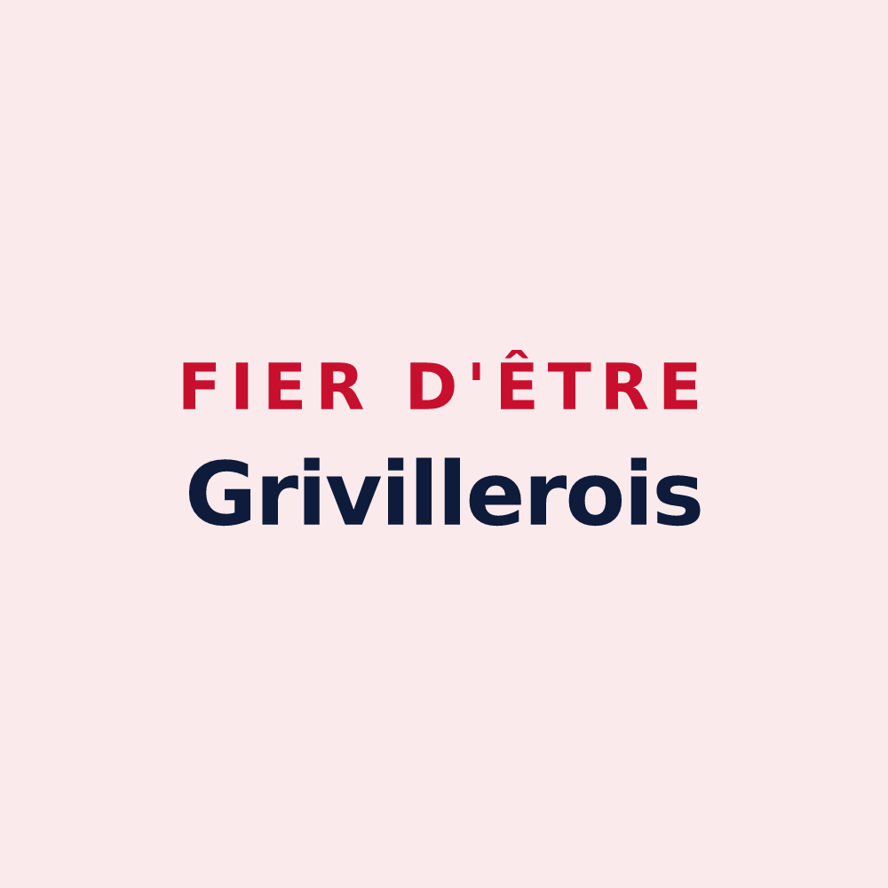 Magnet « Fier d'être Grivillerois » — design pour Grivillers
