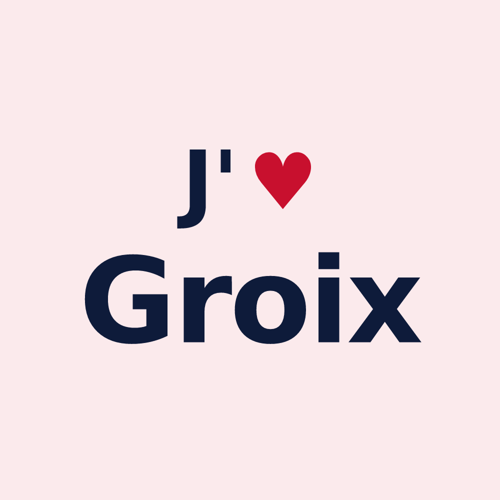 Magnet personnalisé Groix — design J'aime Groix