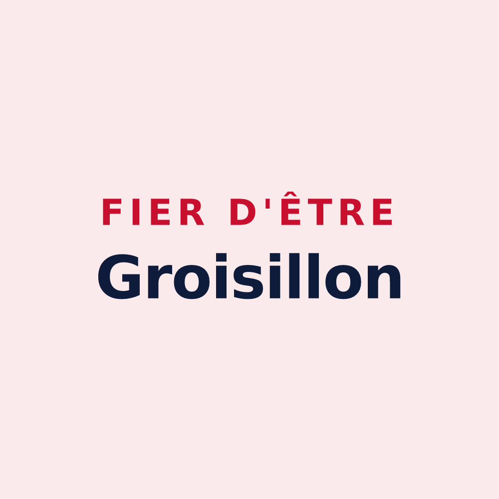 Magnet « Fier d'être Groisillon » — design pour Groix