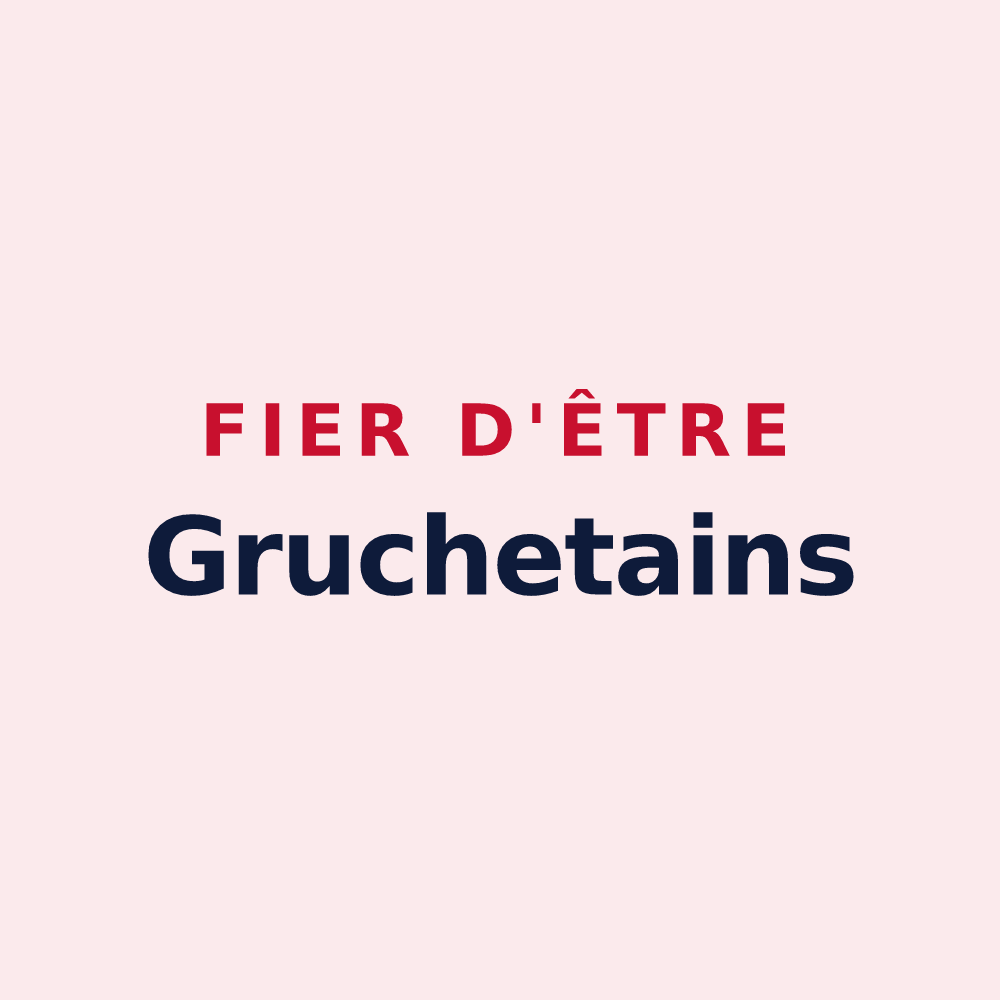 Magnet « Fier d'être Gruchetains » — design pour Gruchet-le-Valasse