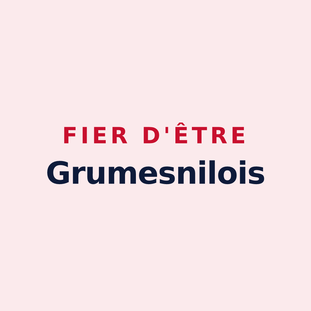 Magnet « Fier d'être Grumesnilois » — design pour Grumesnil