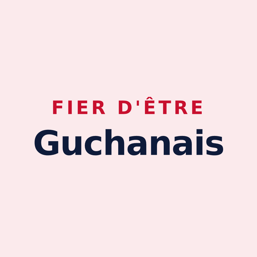Magnet « Fier d'être Guchanais » — design pour Guchan
