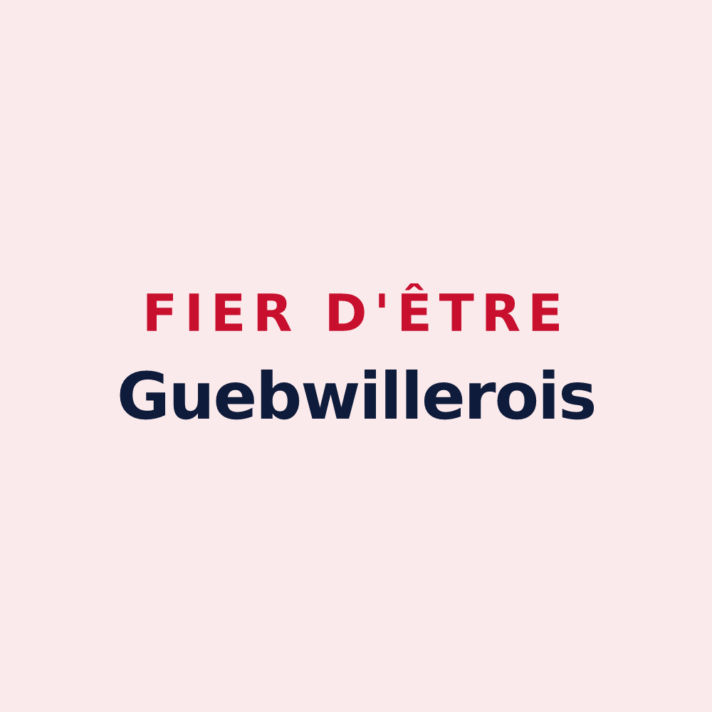 Magnet « Fier d'être Guebwillerois » — design pour Guebwiller