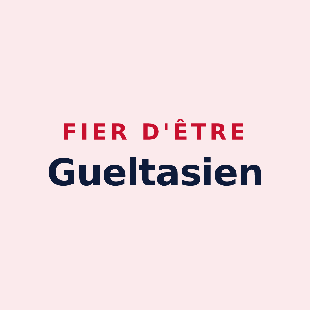 Magnet « Fier d'être Gueltasien » — design pour Gueltas