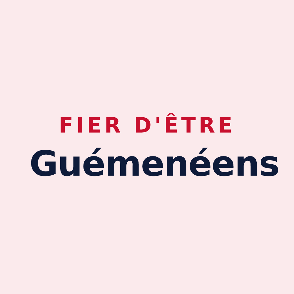 Magnet « Fier d'être Guémenéens » — design pour Guémené-Penfao