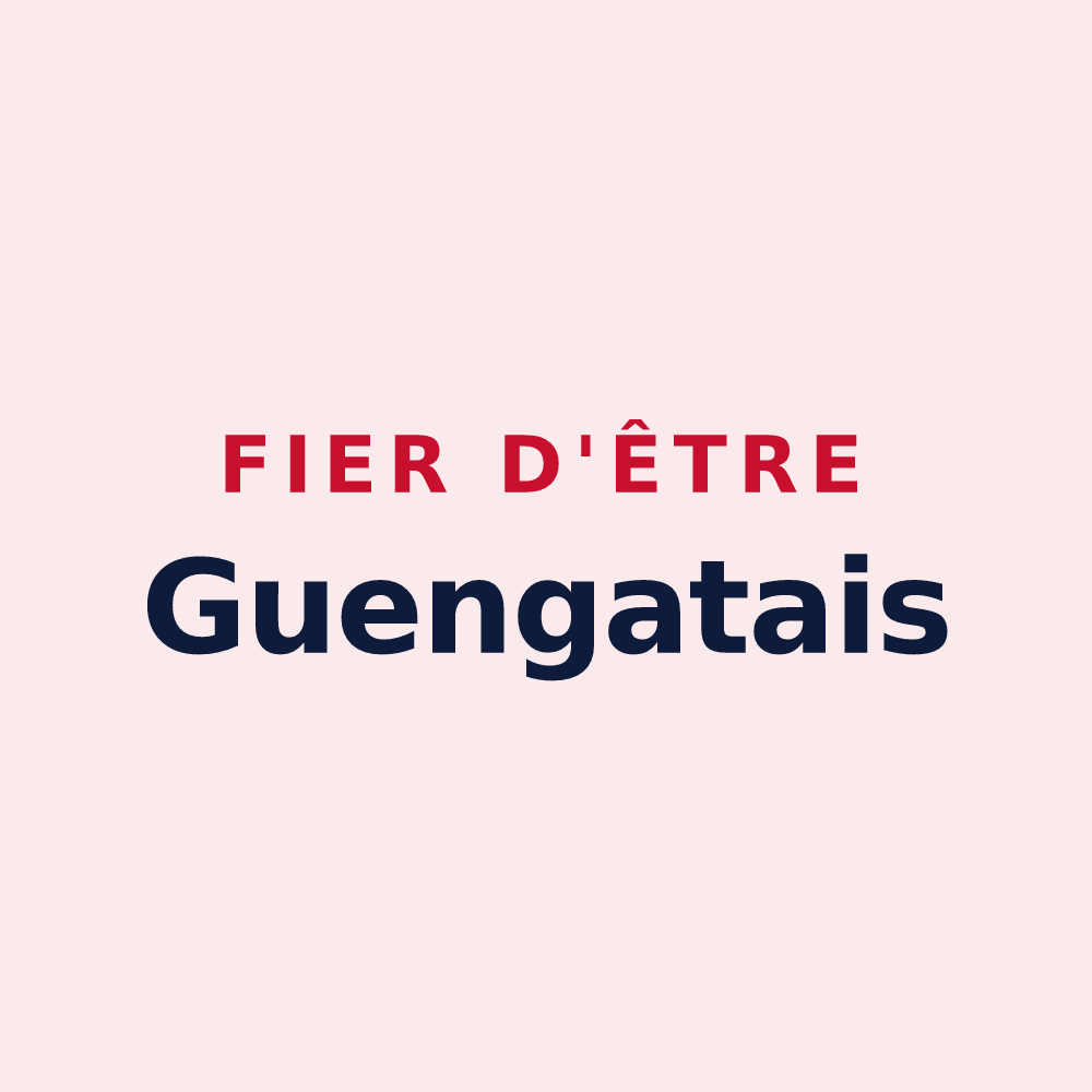 Magnet « Fier d'être Guengatais » — design pour Guengat