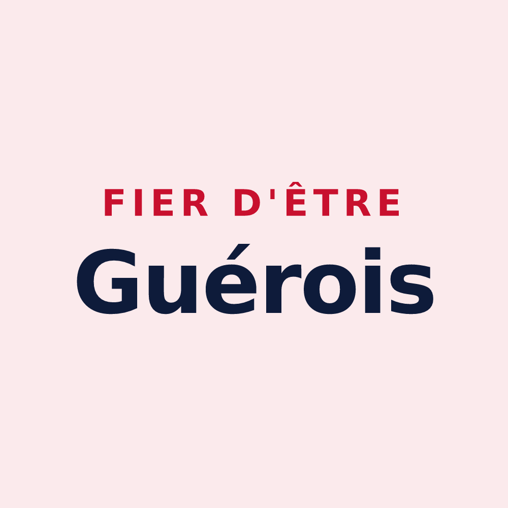 Magnet « Fier d'être Guérois » — design pour Guer