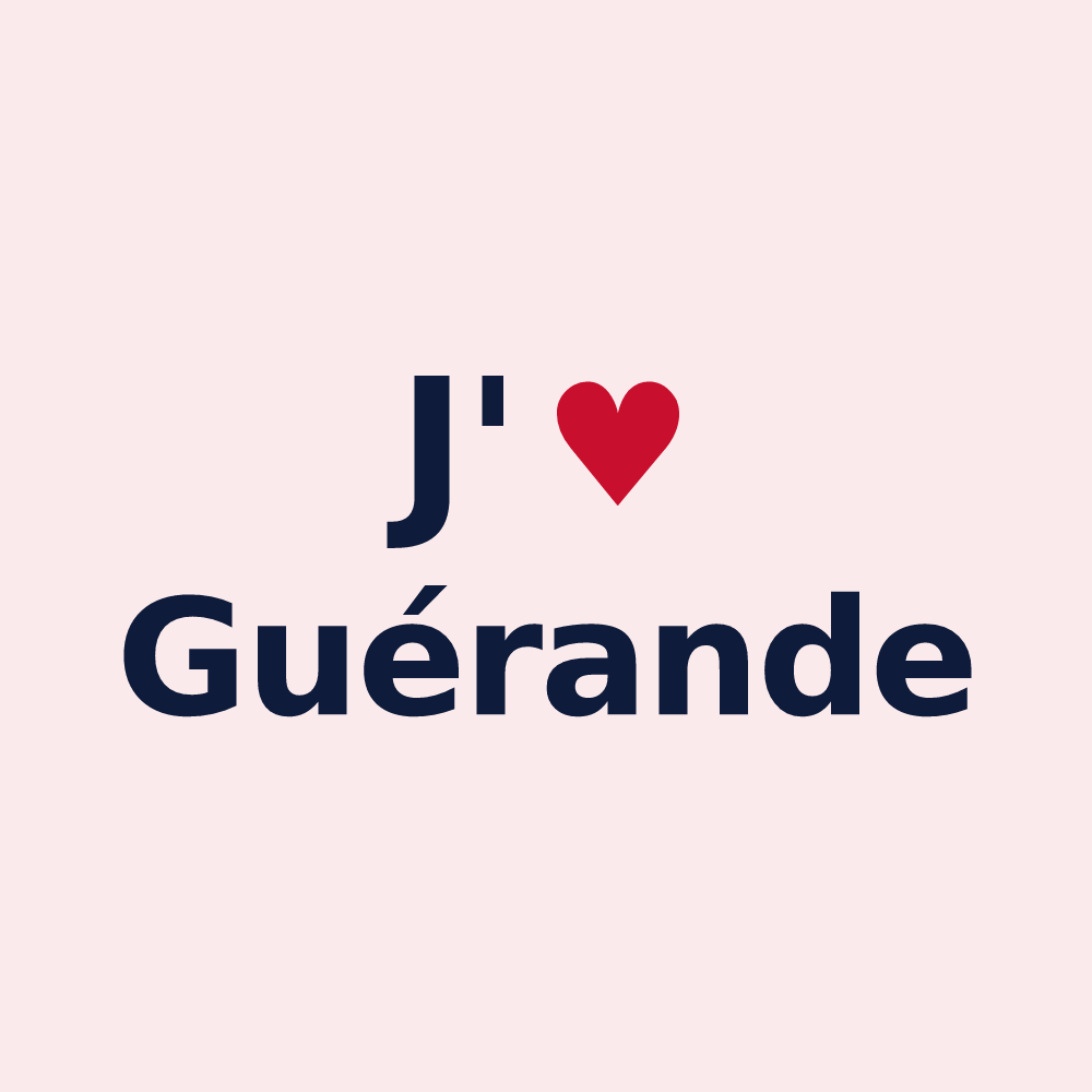 Magnet personnalisé Guérande — design J'aime Guérande