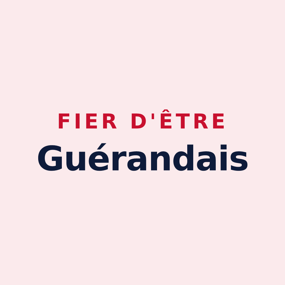 Magnet « Fier d'être Guérandais » — design pour Guérande