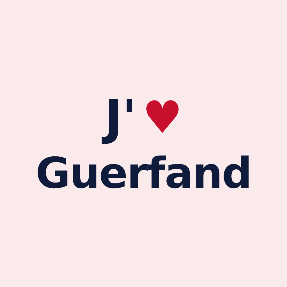Magnet personnalisé Guerfand — design J'aime Guerfand