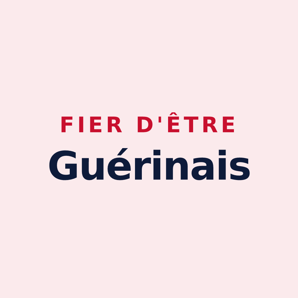 Magnet « Fier d'être Guérinais » — design pour Guérin