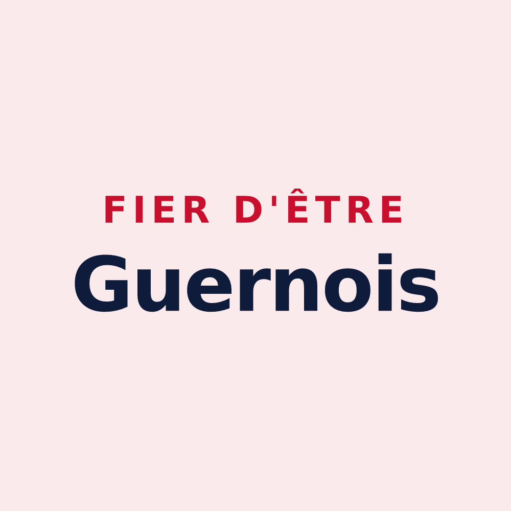 Magnet « Fier d'être Guernois » — design pour Guernes