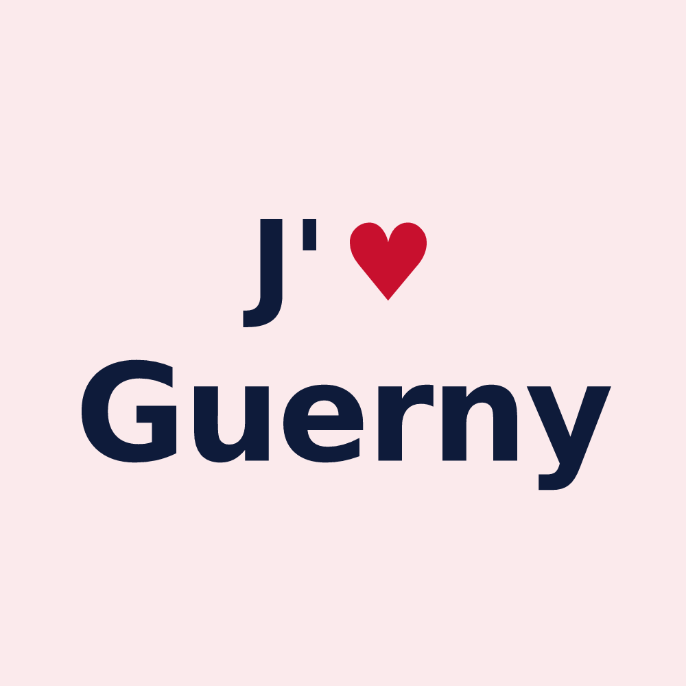 Magnet personnalisé Guerny — design J'aime Guerny