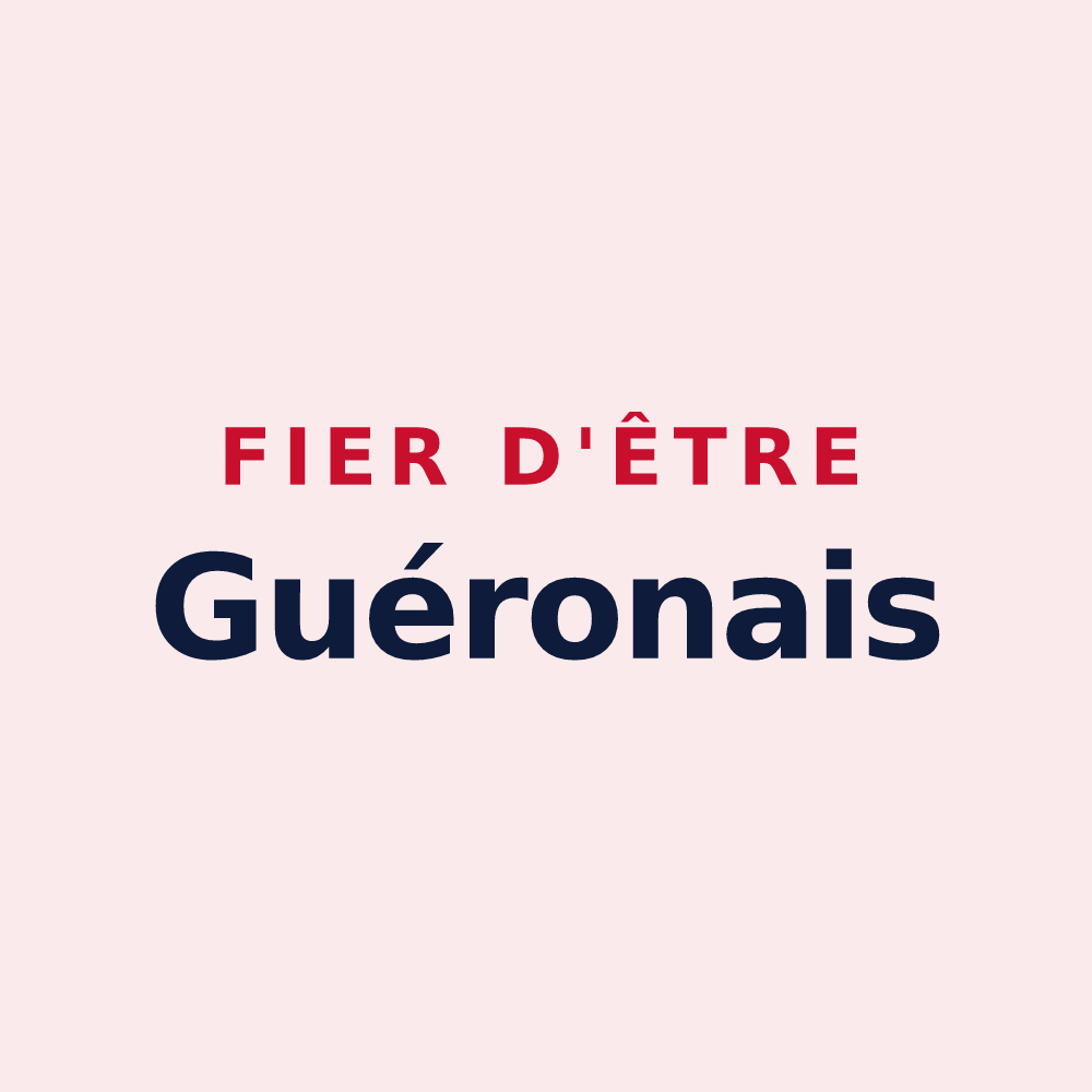 Magnet « Fier d'être Guéronais » — design pour Guéron