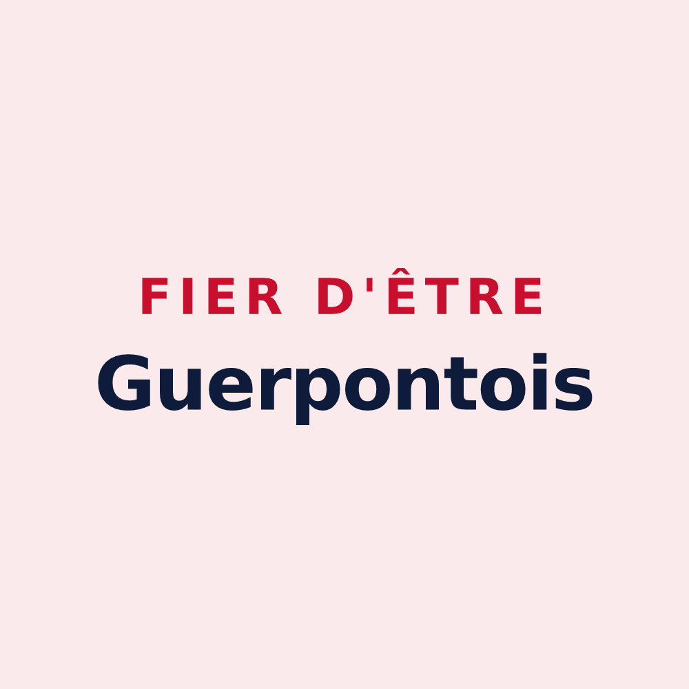 Magnet « Fier d'être Guerpontois » — design pour Guerpont