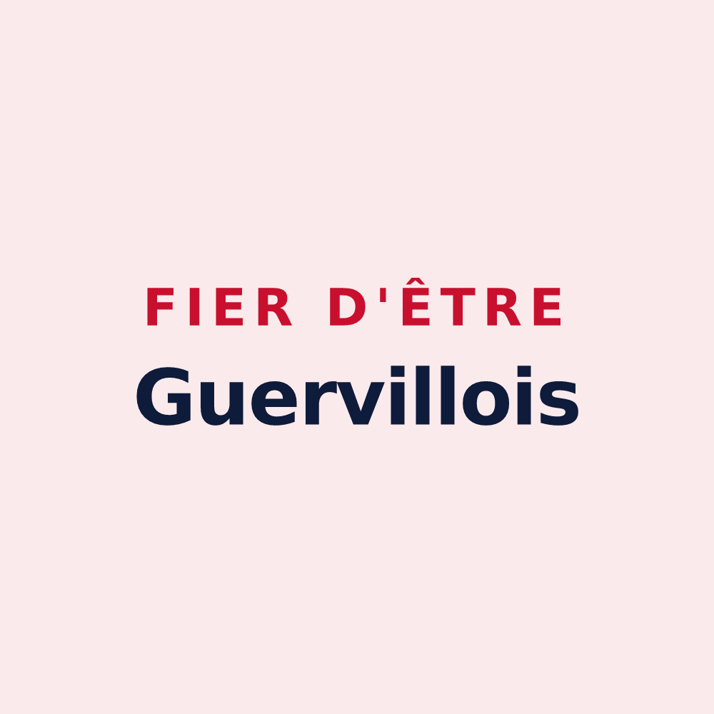 Magnet « Fier d'être Guervillois » — design pour Guerville