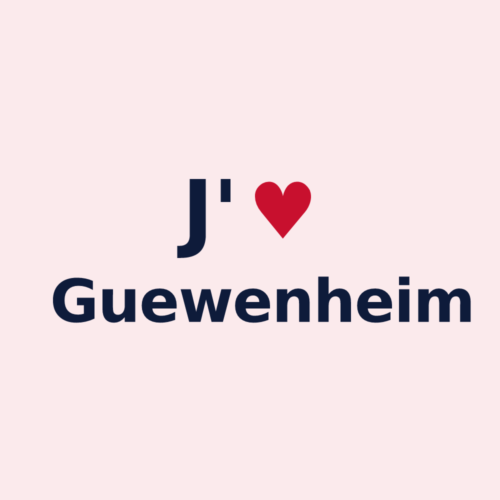 Magnet personnalisé Guewenheim — design J'aime Guewenheim