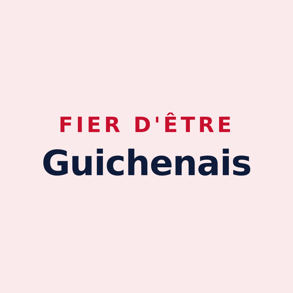 Magnet « Fier d'être Guichenais » — design pour Guichen