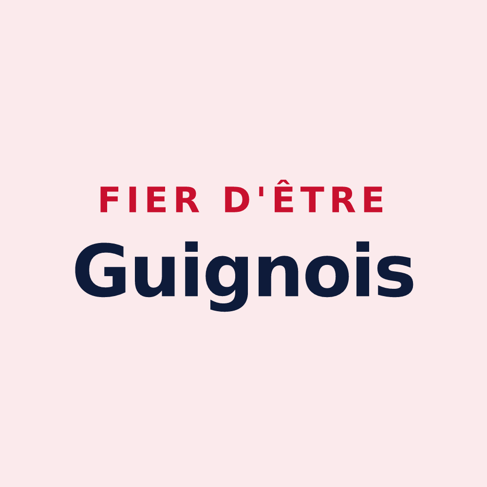 Magnet « Fier d'être Guignois » — design pour Guignes