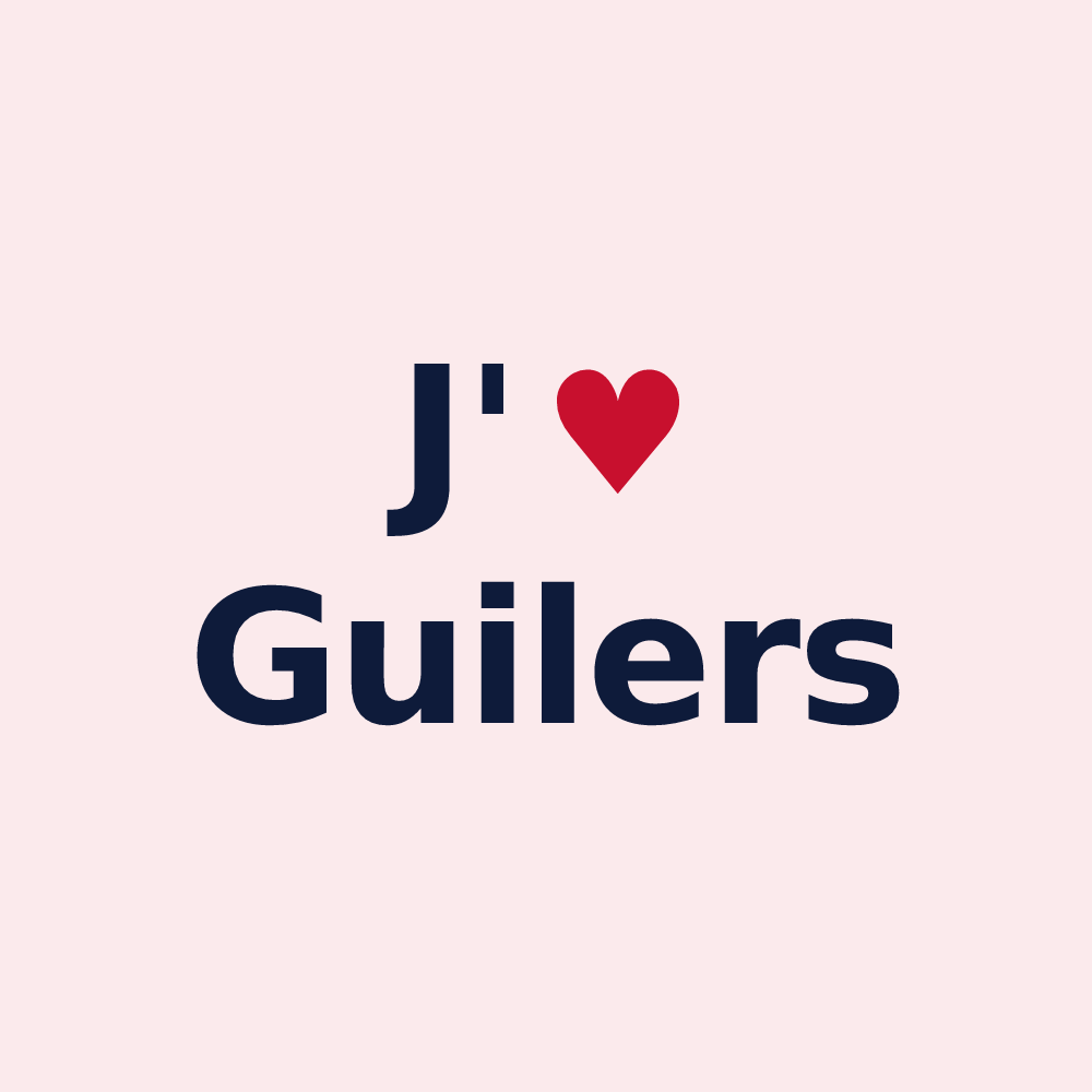 Magnet personnalisé Guilers — design J'aime Guilers