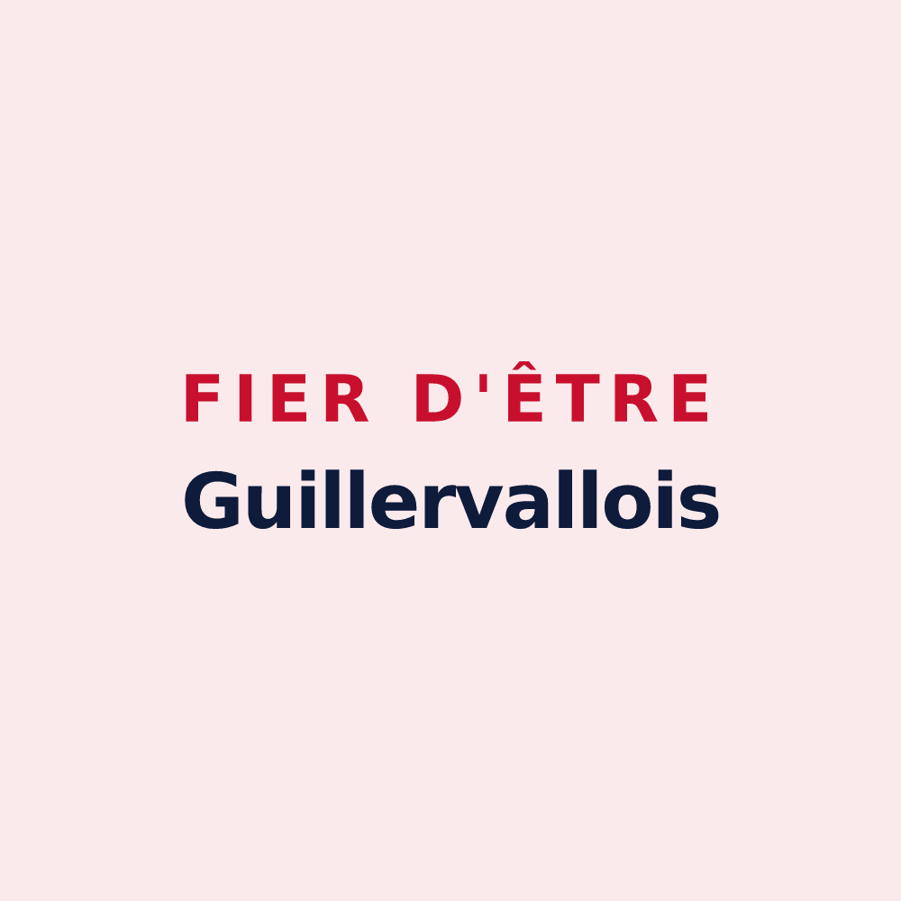 Magnet « Fier d'être Guillervallois » — design pour Guillerval