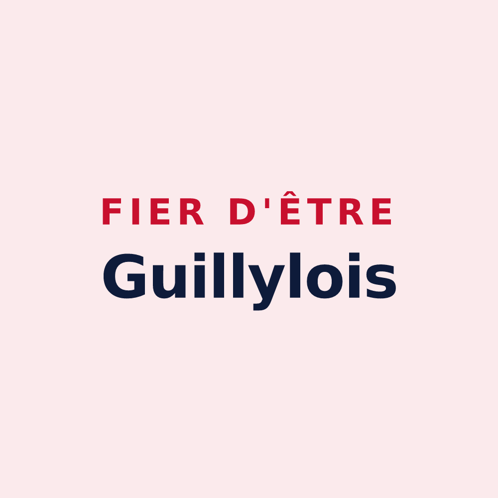 Magnet « Fier d'être Guillylois » — design pour Guilly